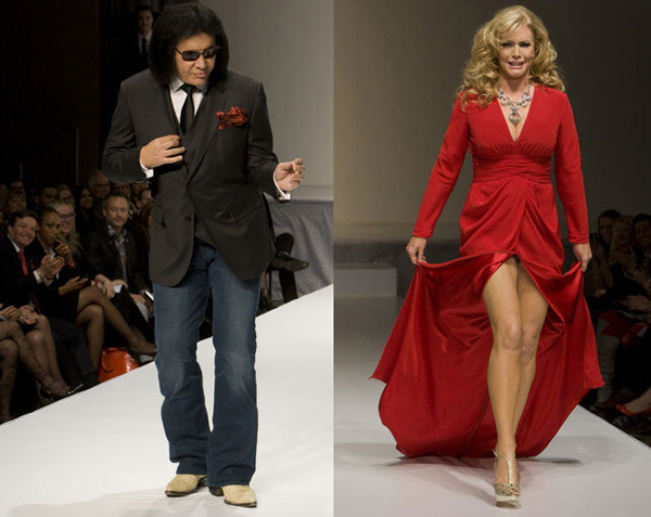 Gene Simmons and Shannon Tweed at Toronto 39s Heart Truth Fashion show