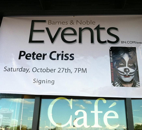 Peter Criss Book Signings Kiss Asylum