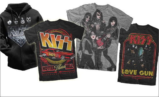 banner 2012 shirts museum KISS T-shirts 2012