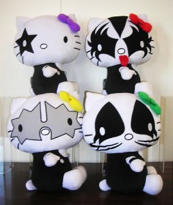 hello kitty kiss plush