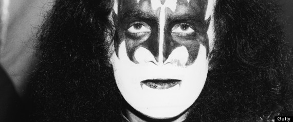 Gene Simmons In Full KISS Makeup