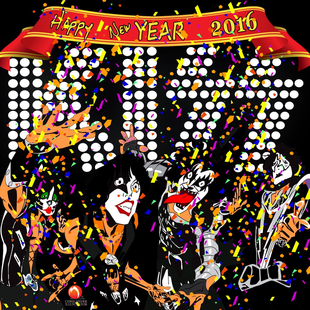 KISS 2016New Year anime